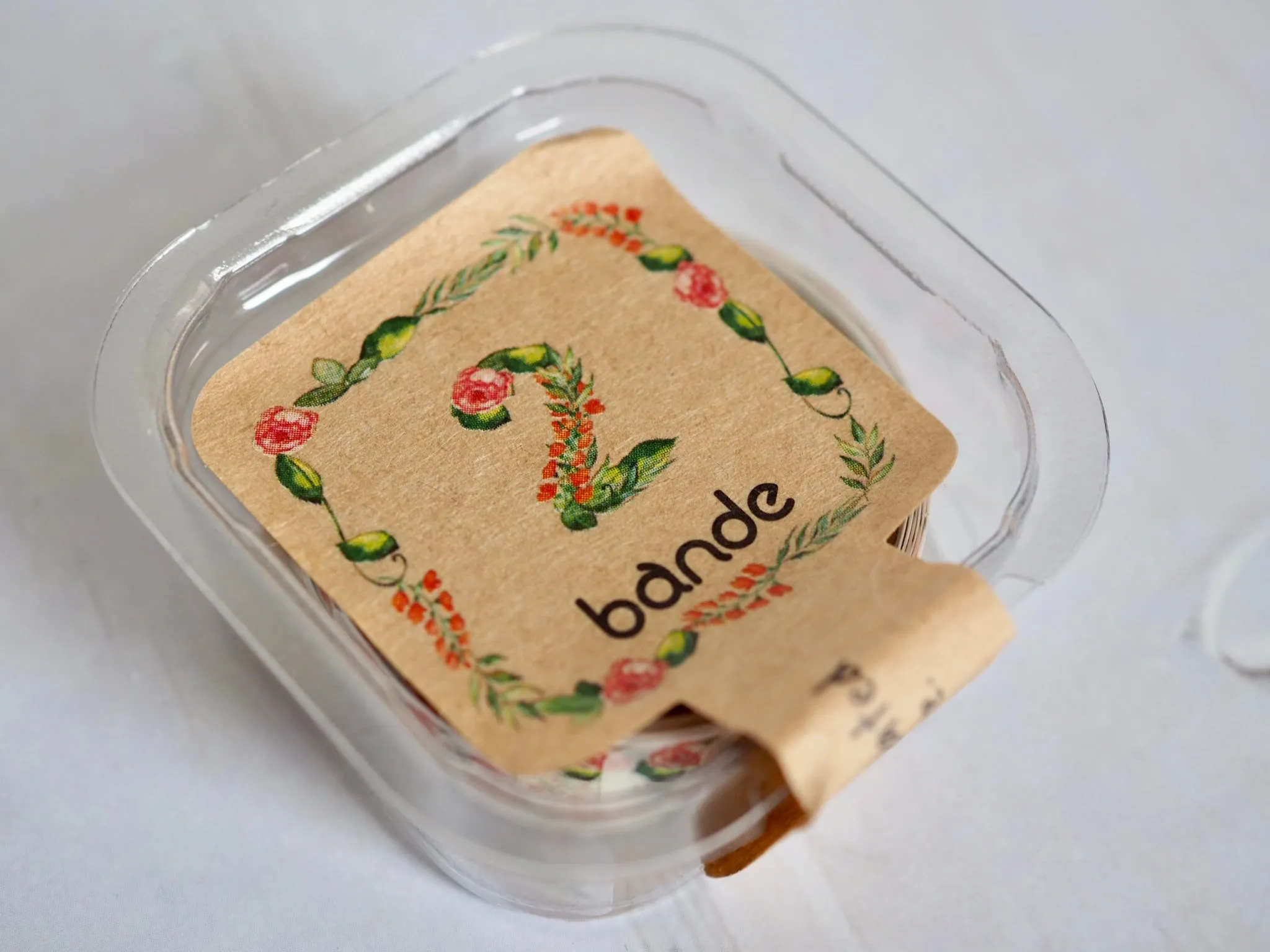 Bande Flower Number 2 Mini Washi Roll Sticker