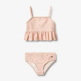 Bikini Lærke - powder checked flowers