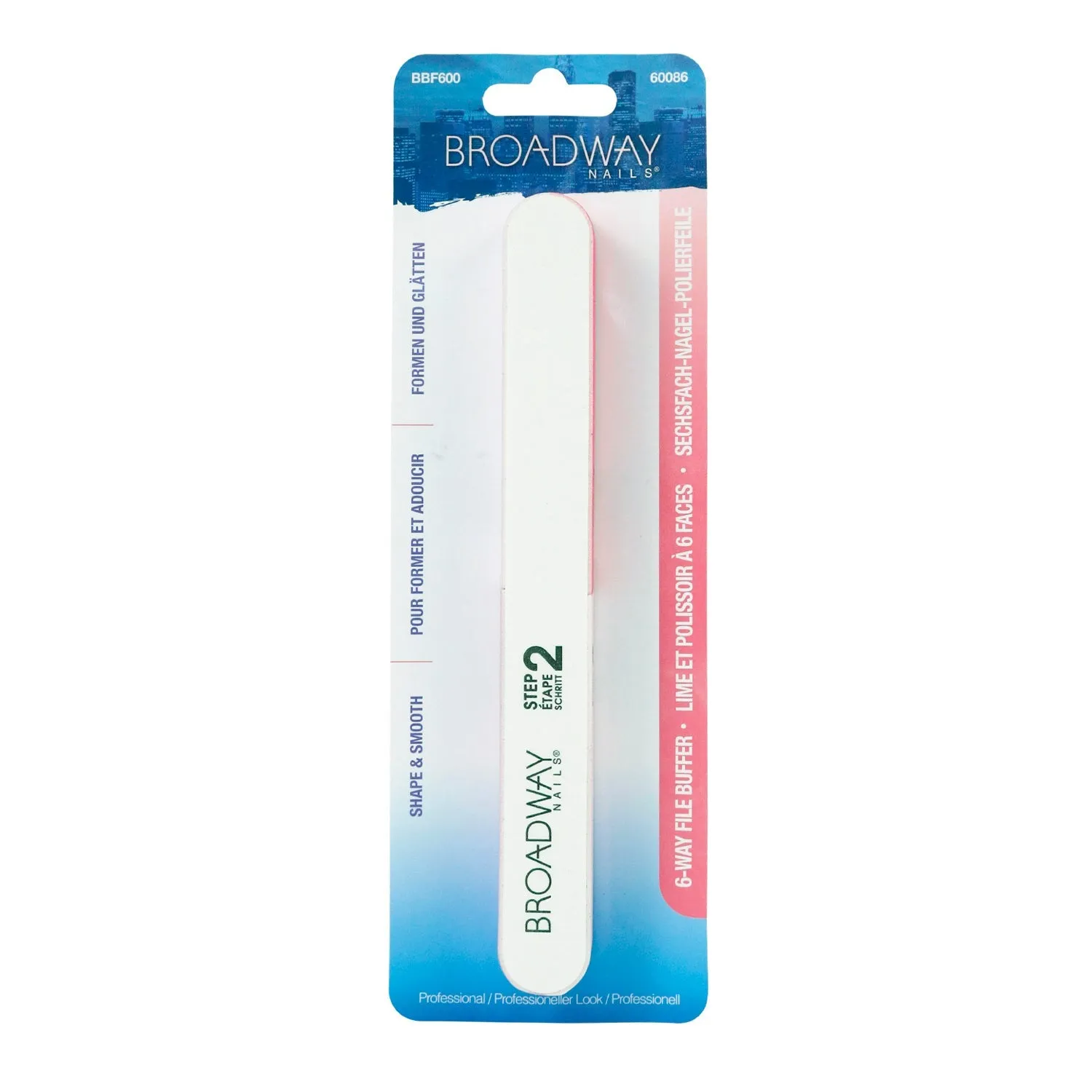 Broadway Nails 6-Way File Buffer