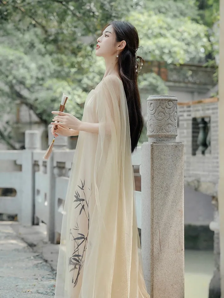 Fairie Modern Hanfu Tang Style Dress