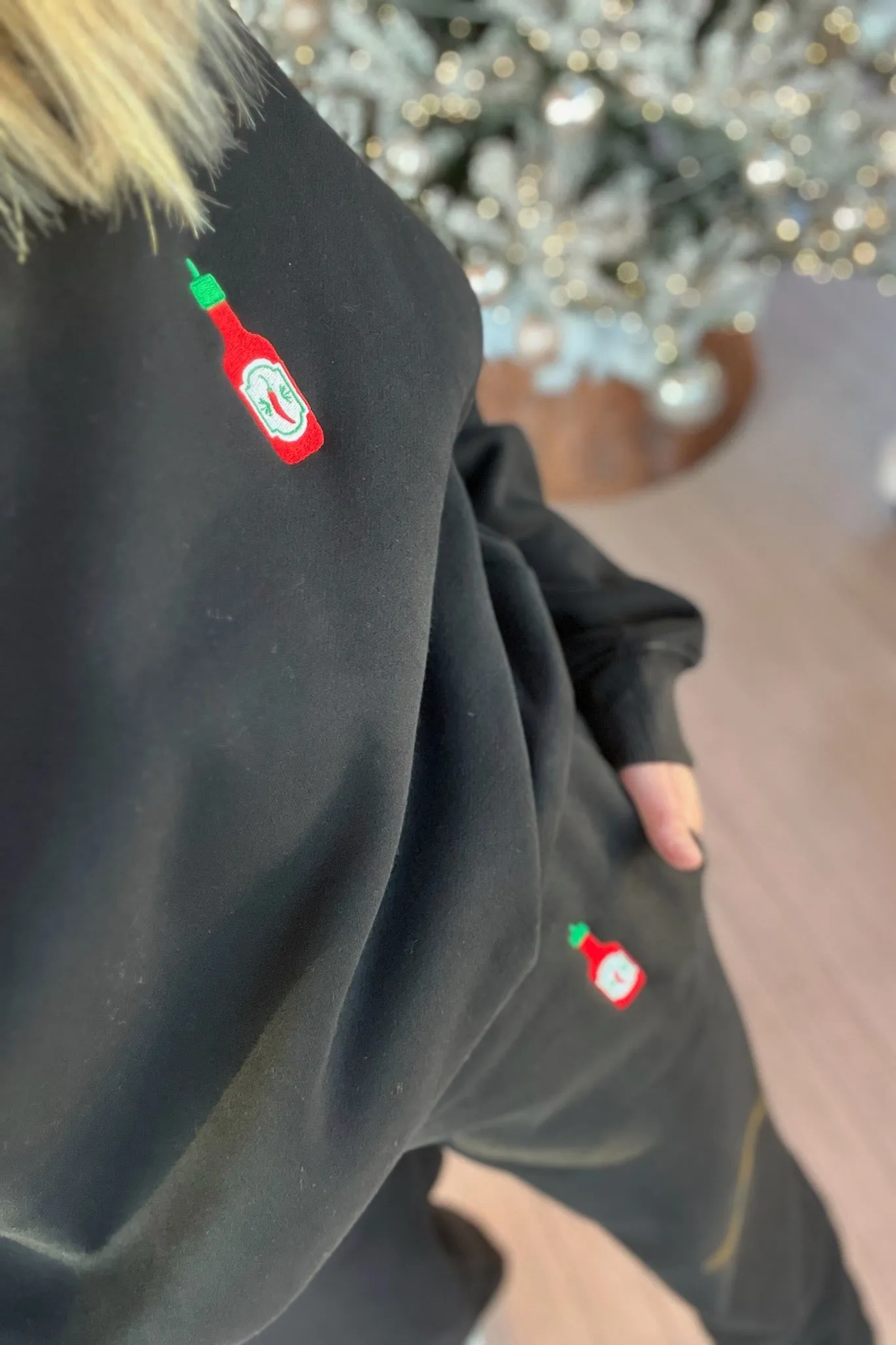 It's the Little Things Pullover ~ Hot Sauce