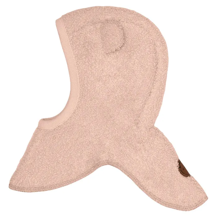Mini A Ture Baby Jeffi Teddyfleece Elephant Hood Rose Dust Pink