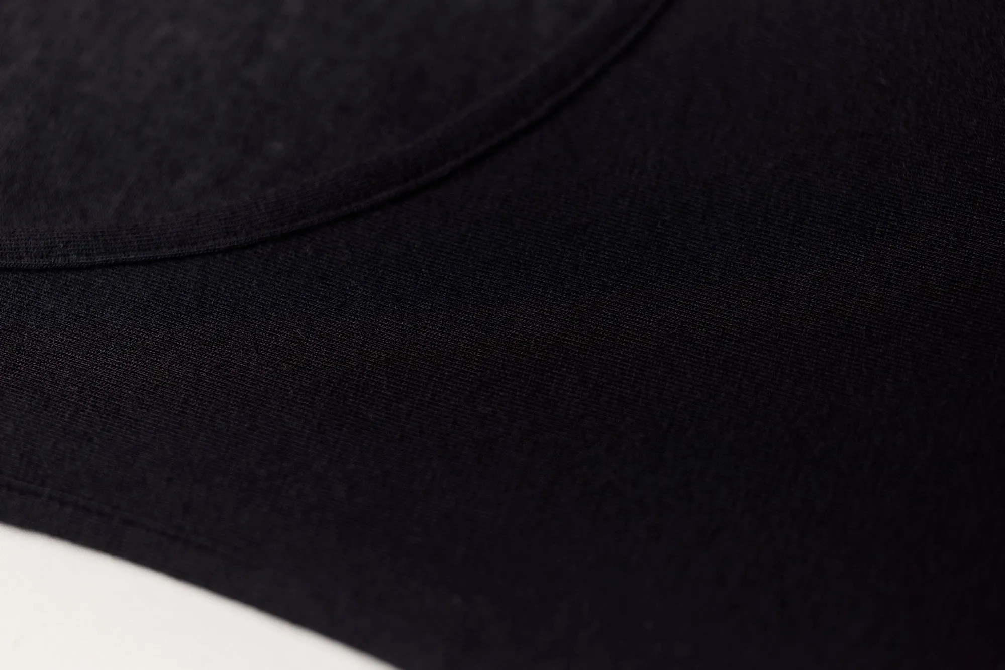 Modal Cashmere Long Sleeve Top Black