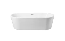 Odette 65" Soaking Roll Top Bathtub