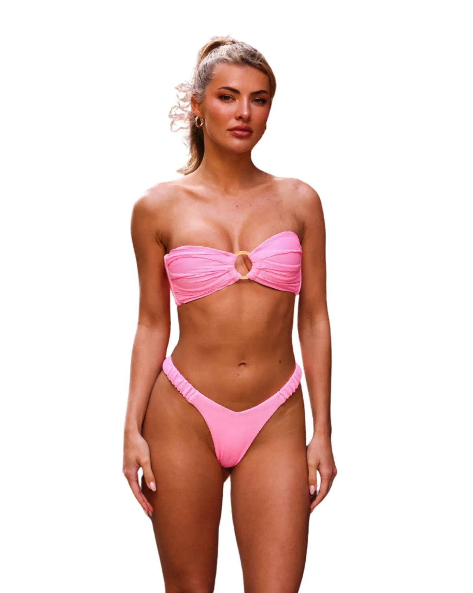 Retro Y Thong Bikini Bottom