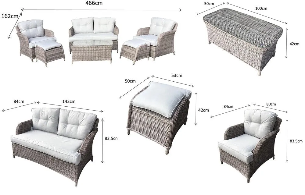 Sahara Lounge Sofa Set