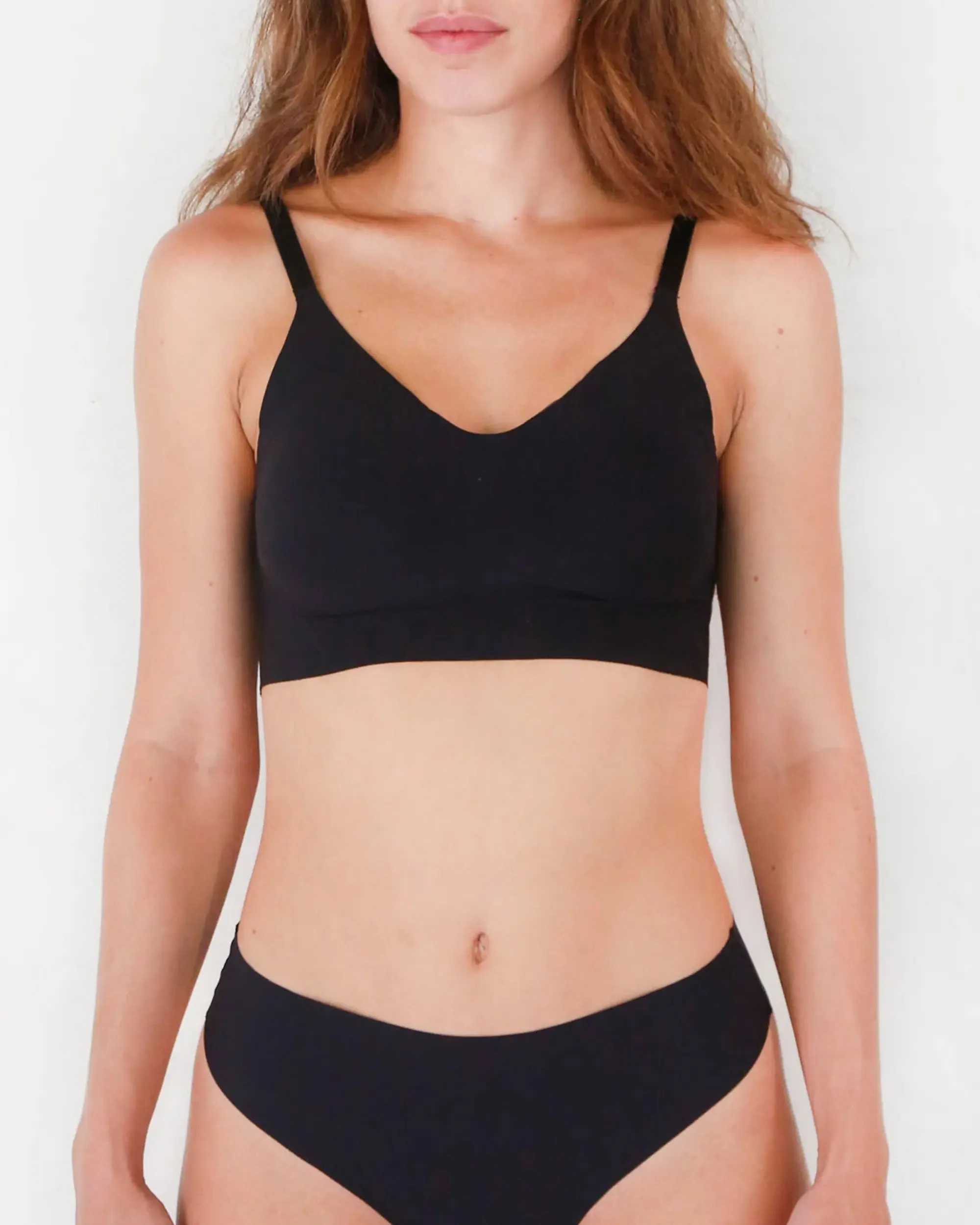 Signature Seamless Bra - Onyx