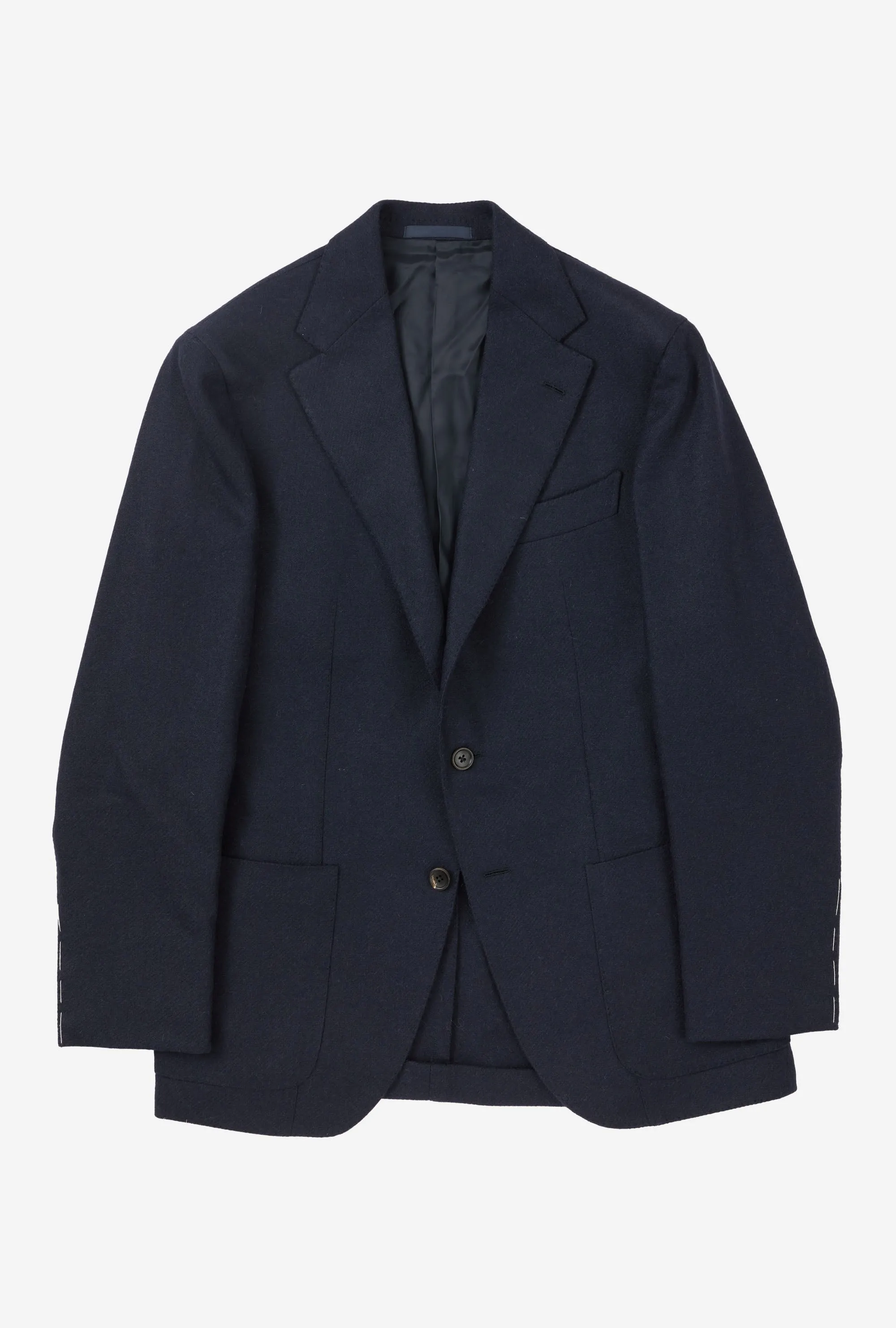 Sport Jacket Wool Shetland Navy