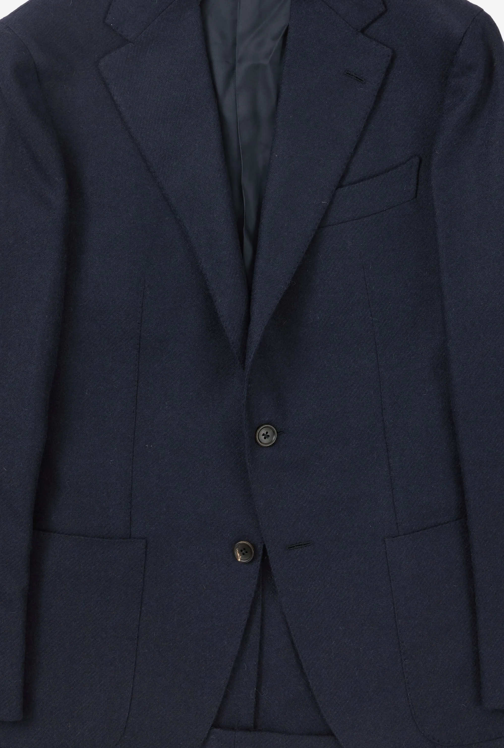 Sport Jacket Wool Shetland Navy