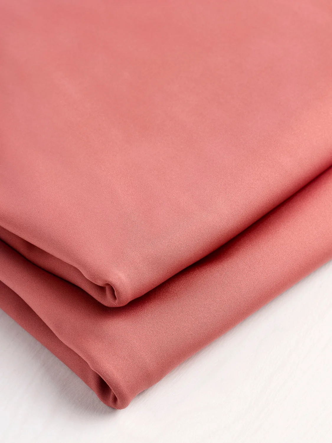 Stretch Performance Knit Wicking Recycled Polyester - Mineral Red