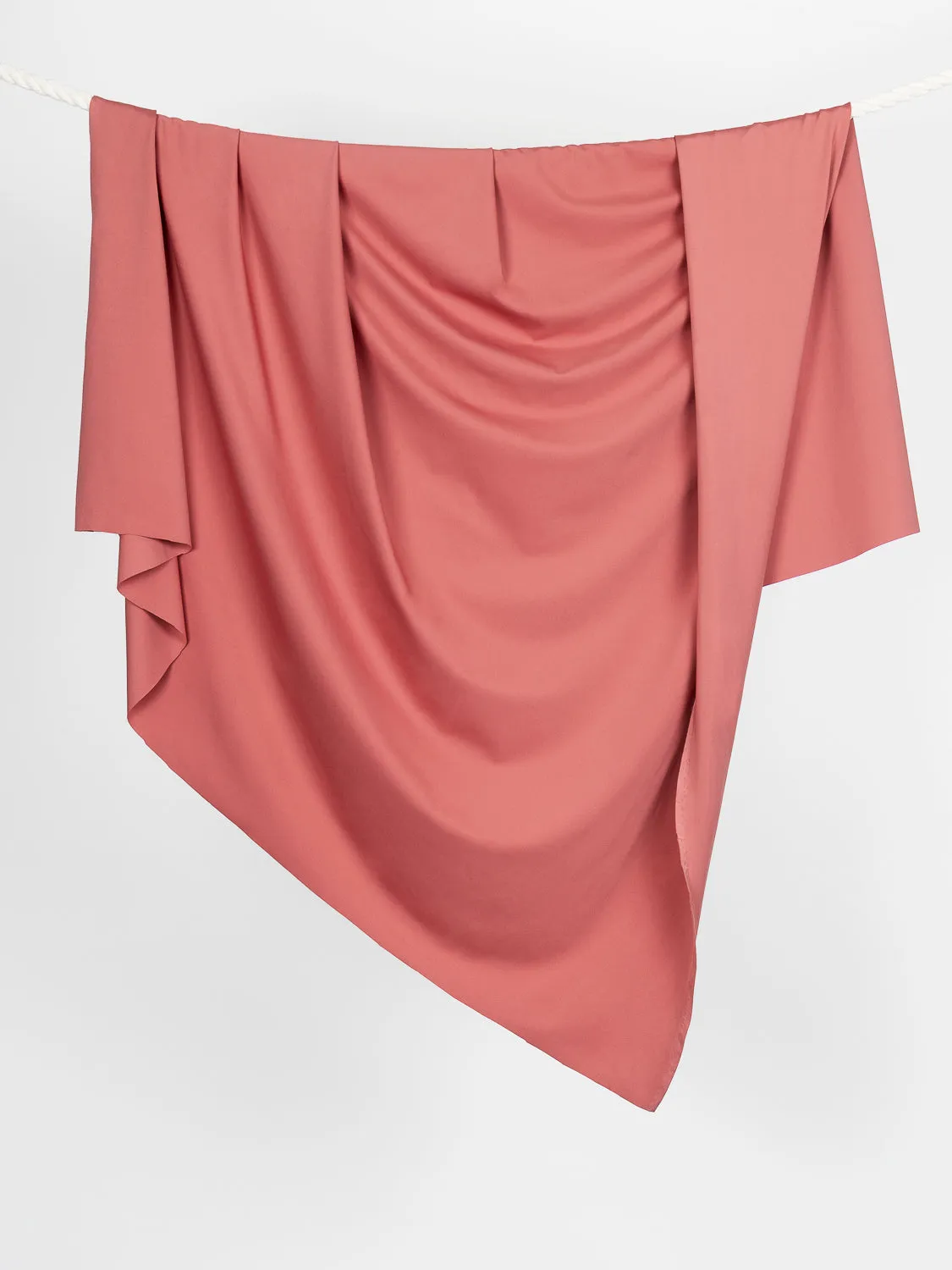 Stretch Performance Knit Wicking Recycled Polyester - Mineral Red