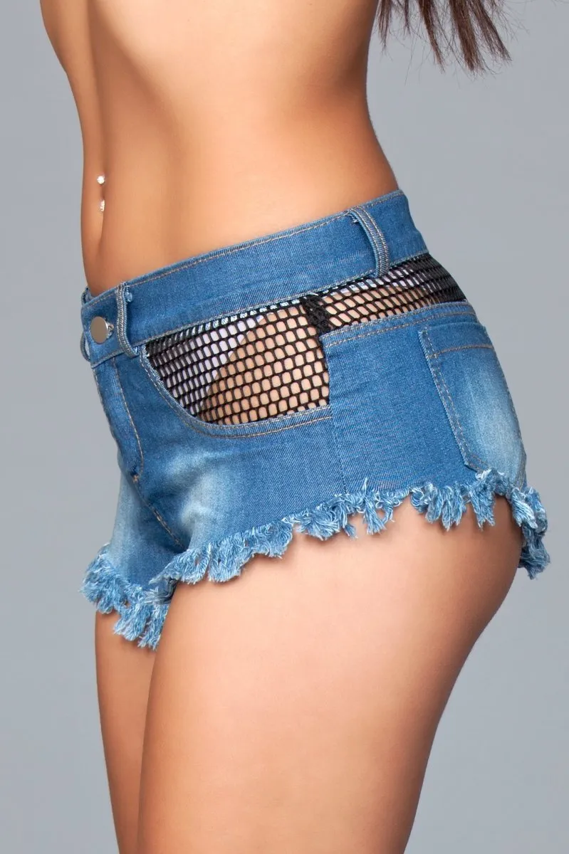 Such a Catch Denim Shorts Blue