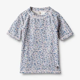 Swim T-Shirt S/S Jackie - blue flower meadow