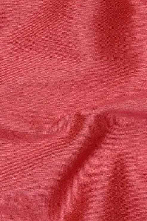 Watermelon Silk Shantung 54" Fabric